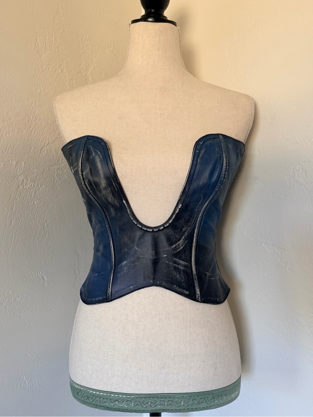 KNWLS Blue Dip Bustier [UK8] [S]
